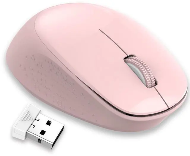 Main image of LeadsaiL Wireless Mouse for Laptop, 2.4GHz Silent USB Mouse, Slim Optical Mouse with 3 Buttons, 1600 DPI, Works with Windows, Mac, Chrome OS, Linux