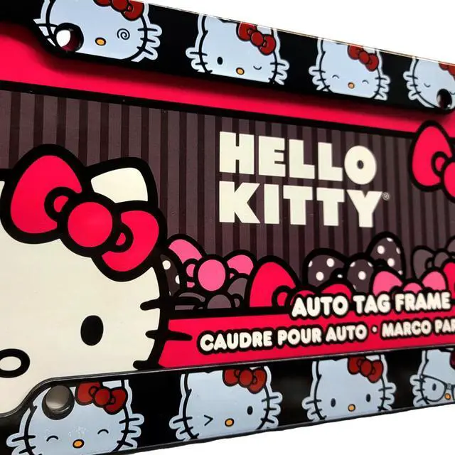 Alt view image 5 of 6 - New Plasticolor Hello Kitty Core Auto Car Truck SUV Accessories Interior Combo Kit Bundle Gift Set