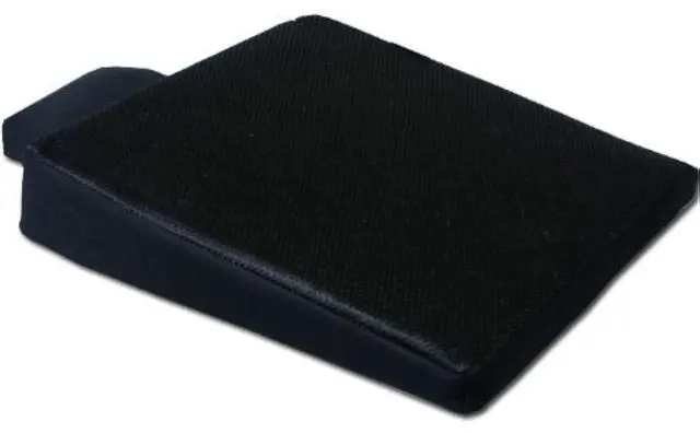 Main image of Breathable Ergonomic Wedge Car Seat Cushion & Office Chair Support Comfortable Pressure-Relief Pad for Back & Tailbone Pain Ideal for Long Sitting, Posture Corrector Firm