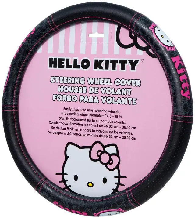 Main image of Plasticolor 006785R01 Hello Kitty Collage Speed Grip Steering Wheel Cover