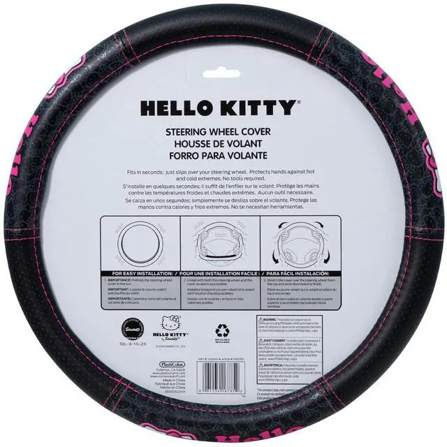 Alt view image 3 of 4 - Plasticolor 006785R01 Hello Kitty Collage Speed Grip Steering Wheel Cover