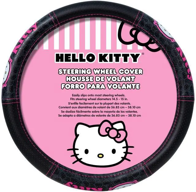 Alt view image 2 of 4 - Plasticolor 006785R01 Hello Kitty Collage Speed Grip Steering Wheel Cover