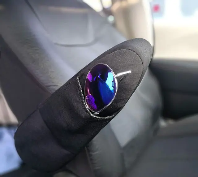 Alt view image 2 of 7 - Yupbizauto Universal Black Armrest Covers with Pocket, 2-Pack  Durable, Easy Fit