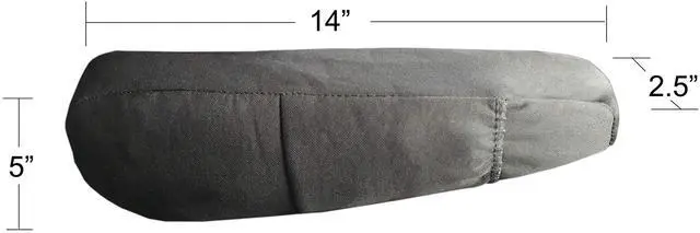 Alt view image 7 of 7 - Yupbizauto Universal Black Armrest Covers with Pocket, 2-Pack  Durable, Easy Fit