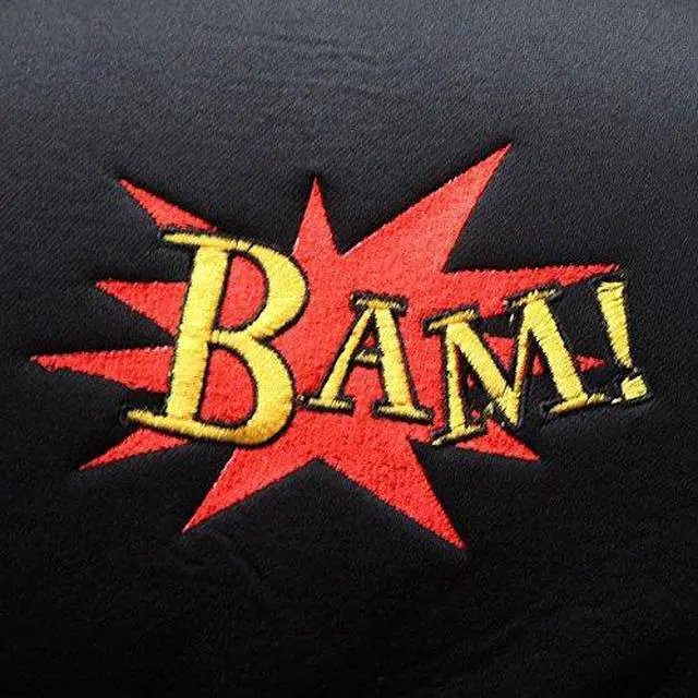 Alt view image 5 of 7 - Ultimate Superman Car Seat Covers Floor Mats Set from BDK Bundled with Classic BAM! Logo Headrest Covers