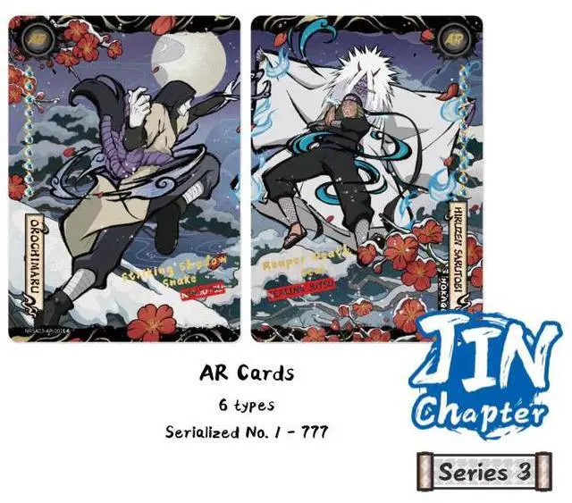 Alt view image 6 of 7 - KAYOU NARUTO Smriti Collectible Card - Chapter Jin Series 3 English Collector Box 5 Packs