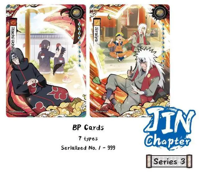 Alt view image 5 of 7 - KAYOU NARUTO Smriti Collectible Card - Chapter Jin Series 3 English Collector Box 5 Packs