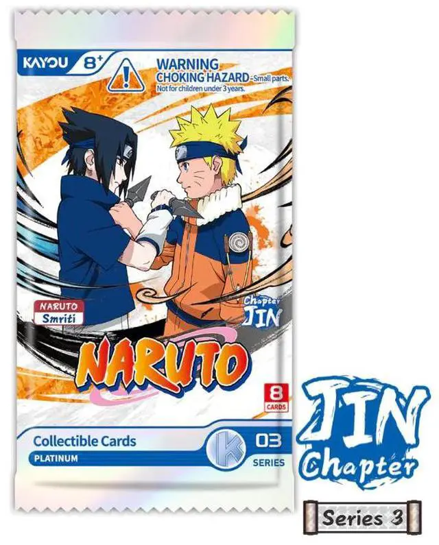 Alt view image 2 of 7 - KAYOU NARUTO Smriti Collectible Card - Chapter Jin Series 3 English Collector Box 5 Packs