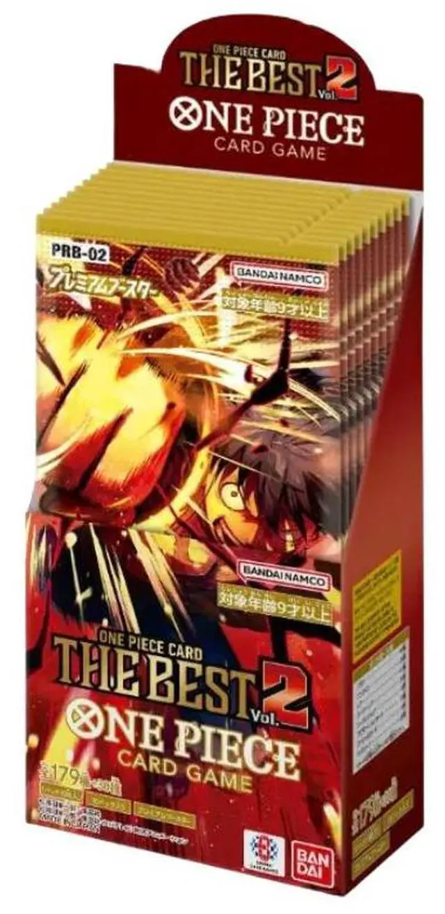 Main image of One Piece Japanese PRB02 The Best Best Booster