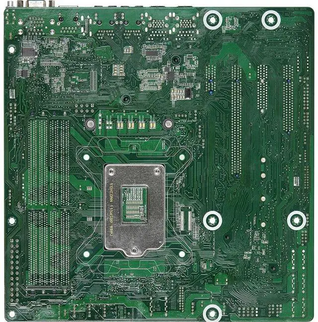 Alt view image 3 of 4 - AsRock Rack Server Motherboard E3C242D4U2-2T - LGA1151 C242 DDR4 mATX Dual LAN