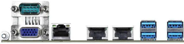 Alt view image 4 of 4 - AsRock Rack Server Motherboard E3C242D4U2-2T - LGA1151 C242 DDR4 mATX Dual LAN