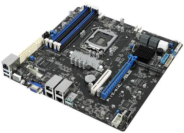 Alt view image 2 of 3 - ASUS Serverboard P11C-M/4L: LGA1151 C242 DDR4 mATX