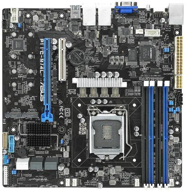Main image of ASUS Serverboard P11C-M/4L: LGA1151 C242 DDR4 mATX
