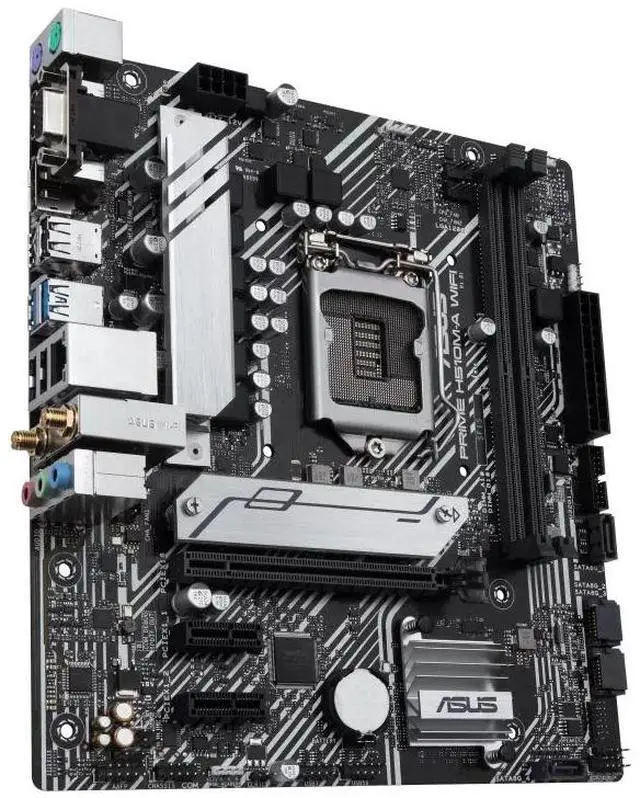 Alt view image 3 of 5 - ASUS PRIME H510M-A WIFI LGA1200 H510 DDR4 WIFI-5 mATX