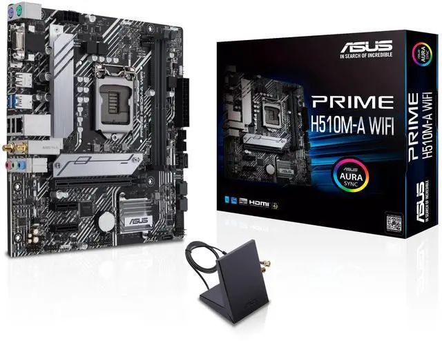 Main image of ASUS PRIME H510M-A WIFI LGA1200 H510 DDR4 WIFI-5 mATX