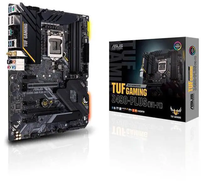 Main image of ASUS TUF GAMING Z490-PLUS (WI-FI): LGA1200 Z490 DDR4 ATX