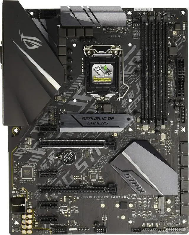 Main image of ASUS ROG Strix H370-F Gaming: LGA1151 H370 DDR4 ATX Full Box