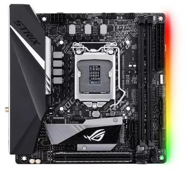 Alt view image 2 of 5 - ASUS ROG Strix H370-I GAMING: LGA1151 Socket H4 H370 DDR4 mini-ITX WI-FI 5