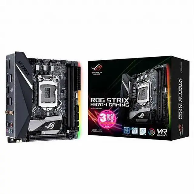 Main image of ASUS ROG Strix H370-I GAMING: LGA1151 Socket H4 H370 DDR4 mini-ITX WI-FI 5