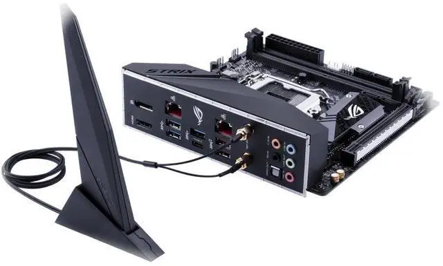 Alt view image 3 of 5 - ASUS ROG Strix H370-I GAMING: LGA1151 Socket H4 H370 DDR4 mini-ITX WI-FI 5