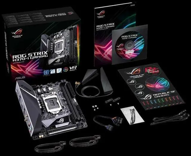 Alt view image 5 of 5 - ASUS ROG Strix H370-I GAMING: LGA1151 Socket H4 H370 DDR4 mini-ITX WI-FI 5