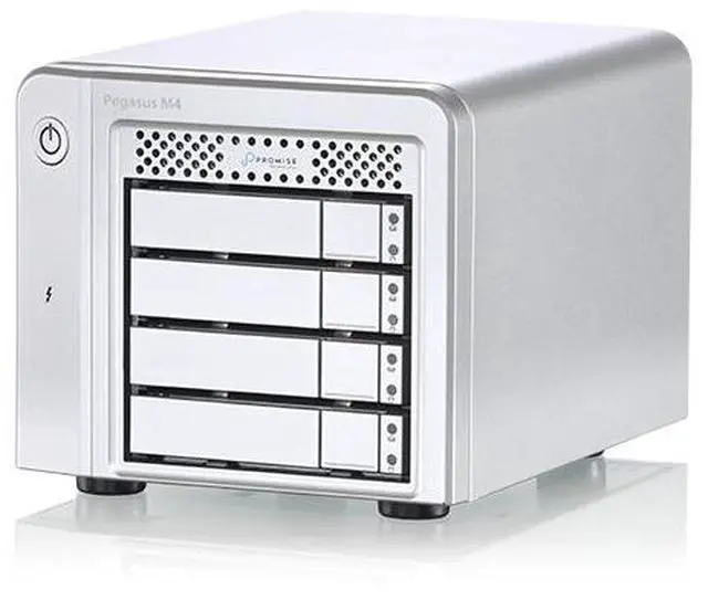 Alt view image 3 of 3 - Promise Technology Pegasus M4 8TB Thunderbolt 3 SSD RAID Storage Solution