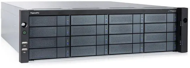 Alt view image 2 of 4 - Promise Technology PegasusPro R16 320TB HDD 16x20TB (Dual PSU)
