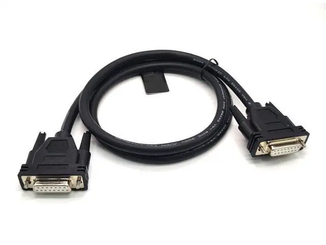 Alt view image 4 of 6 - Vszerda Industrial DB15 Cable,Female to Female 2 row 15 pin Straight Cable 1 Meter