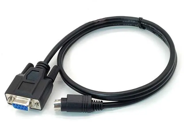 Alt view image 5 of 7 - Vszerda Mini Din 8-Pin Male Straight to DB9 Female Cable 1M