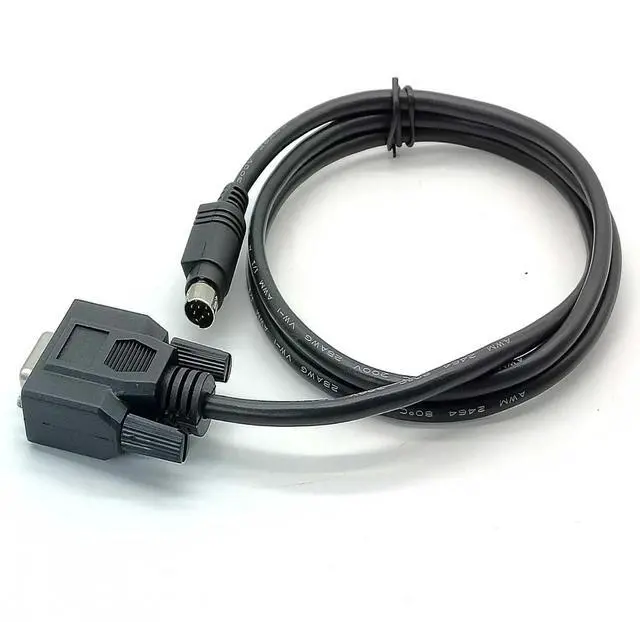 Alt view image 6 of 7 - Vszerda Mini Din 8-Pin Male Straight to DB9 Female Cable 1M