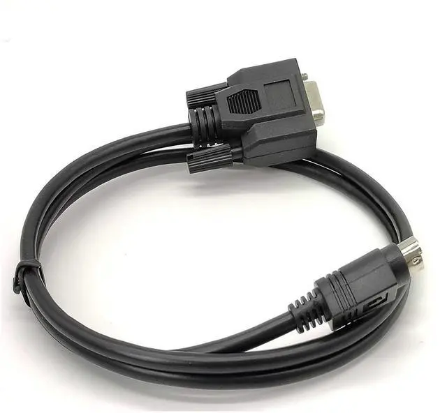 Alt view image 7 of 7 - Vszerda Mini Din 8-Pin Male Straight to DB9 Female Cable 1M