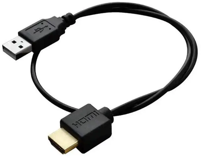 Main image of Vszerda Car USB to HDMI Fast Charging Cable, USB Male to HDMI Male Conversion Power Cable, Only for Car Charging Use Length 50CM