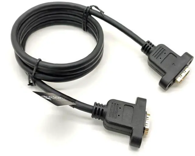 Alt view image 3 of 3 - Vszerda 4k Hdmi Cable Dual End Female to Female with Screw 1m