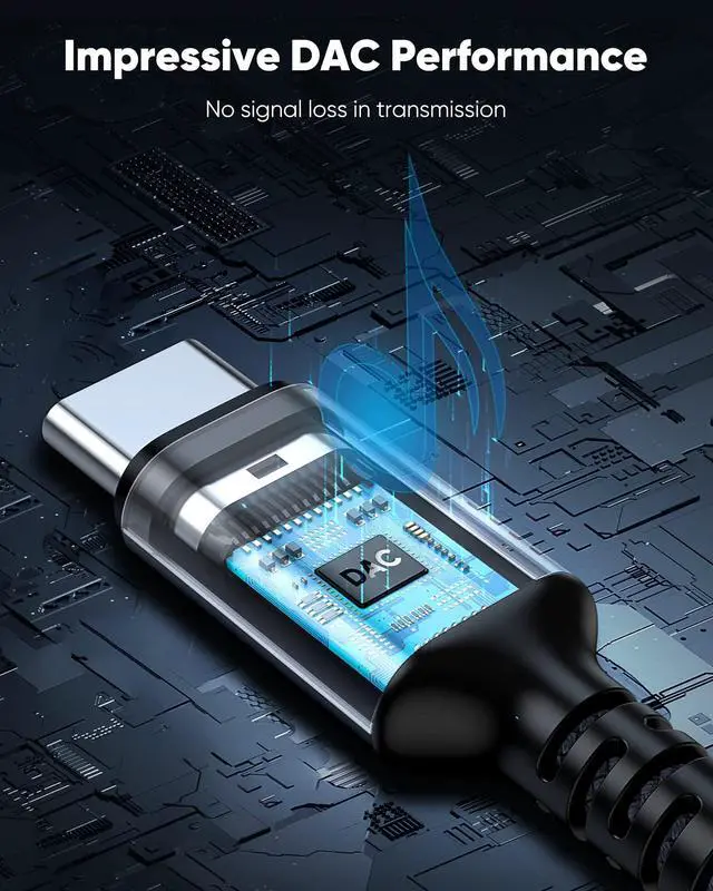 Alt view image 7 of 7 - Vszerda USB C to 3.5mm Aux Audio Cable (2-Pack, 3.3FT) for iPhone 16/15, iPad Pro, Galaxy S23 S22 S21, Android, Pixel, Headphone, Type C to 3.5mm Headphone Car Stereo Cord