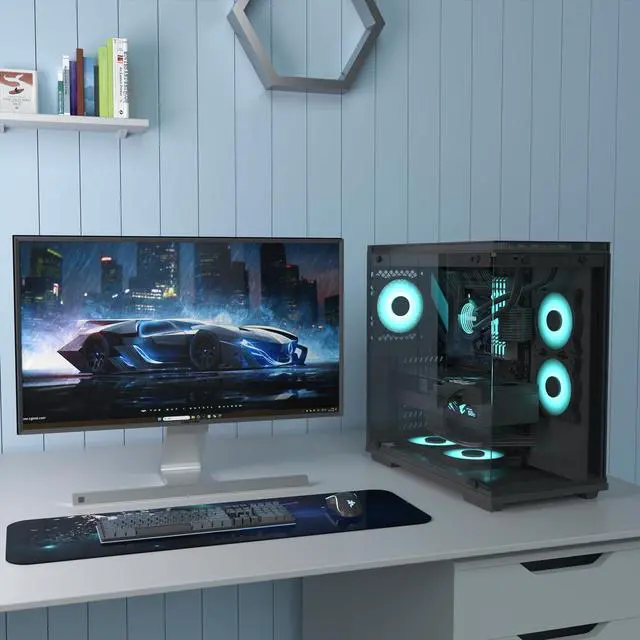 Alt view image 6 of 7 - Vszerda PSU Cable Extension Kit 18AWG Power Supply Cables (1x 24Pin ATX / 2X 8Pin EPS / 3X 8Pin PCIE), 12in GPU Extensions, Pre-Bent Design & Dual Cable Combs (Black Nylon Braided)