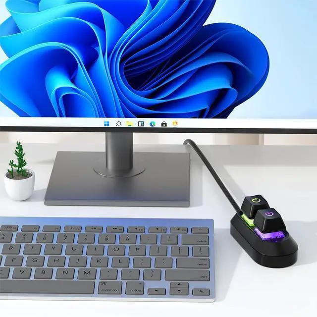 Alt view image 4 of 6 - Vszerda PC Power Button, Desktop Switch Splitter ON Off Reset SW HDD LED PC External Power Supply Button for Computer Motherboard