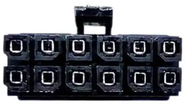 Alt view image 6 of 6 - Vszerda for NVIDIA GeForce RTX 30 Series GPU E VGA Seasonic Modular PSUs Power Adapter Cable Dual PCIe 8 Pin Male to Mini 12 Pin PCIE Power Modular Cable 12-inch(30cm)