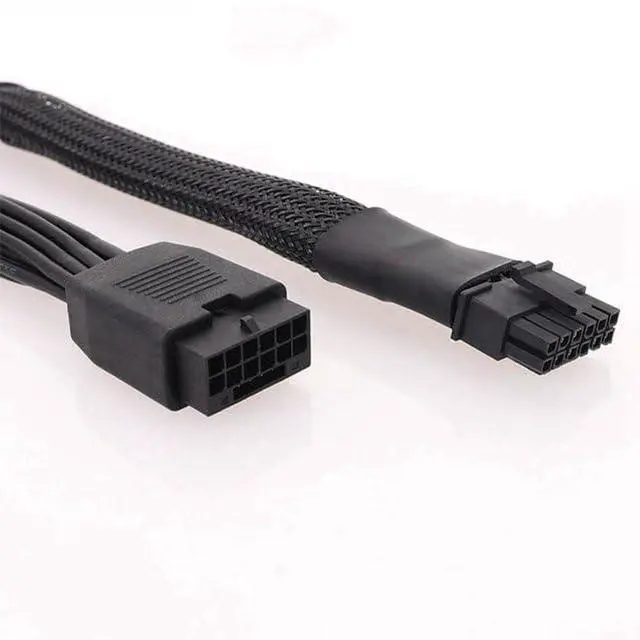 Alt view image 2 of 3 - Vszerda PCIe 5.0 Extension Cable, 16AWG ATX 3.0 12VHPWR PCIE Cable, 600W Female to Male 16 (12+4) Pin PCIE5 Cable for RTX 4090TI, 4080TI, 3090TI