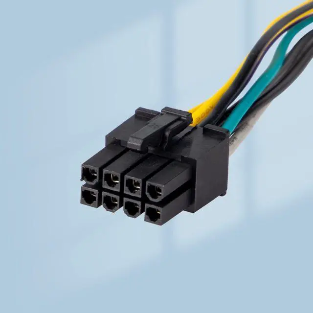 Alt view image 2 of 7 - Vszerda 24 Pin to 8 Pin ATX PSU Power Adapter Cable Compatible with D.ell Optiplex 3020 7020 9020 Precision T1700 12 Inch (30 cm)