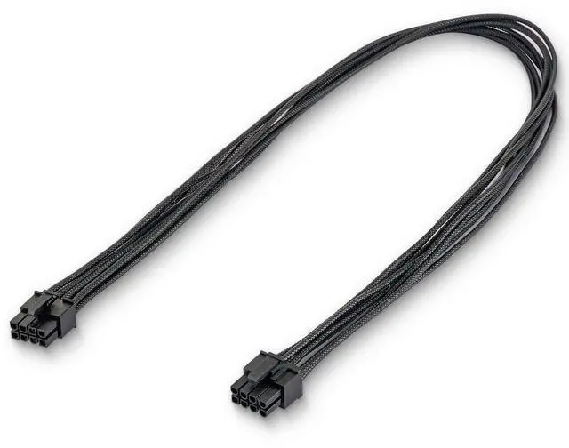 Main image of Vszerda PCIE Power Cable for C.orsair & Thermaltake: 65CM, 8-Pin to 6+2 Pin, Male-to-Male GPU Cable for ARESGAME Modular Power Supply, 18AWG, Black (25.5")