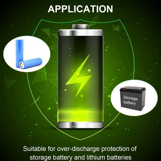 Alt view image 7 of 7 - Vszerda 2PCS Battery Low Voltage Disconnect Module Digital Low Voltage Protector with Digital Display DC 12V-36V Over-Discharge Protection Module, for Lead Acid Lithium Battery