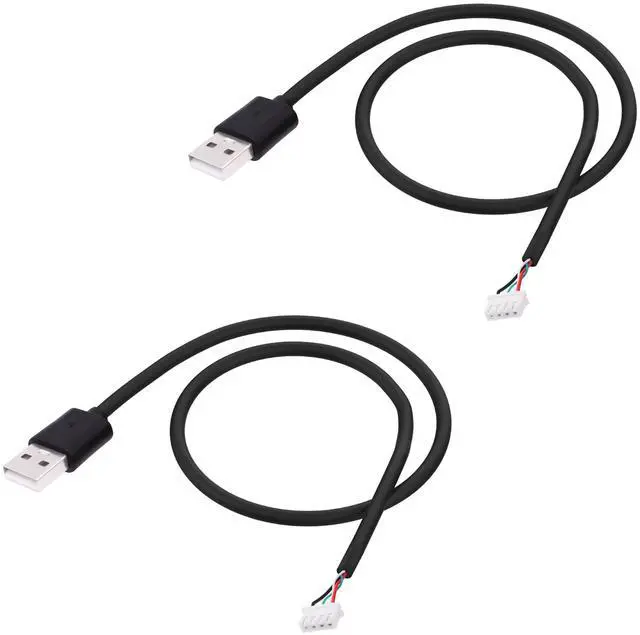 Alt view image 2 of 7 - Vszerda USB A Male to XH2.54 4Pin Motherboard Connector Converting Cable Small 4Pin XH2.54 Terminal to USB 2.0 Type A Adapter Extension Cable Wire for USB Repaire DIY Replacement -30CM-2pcs