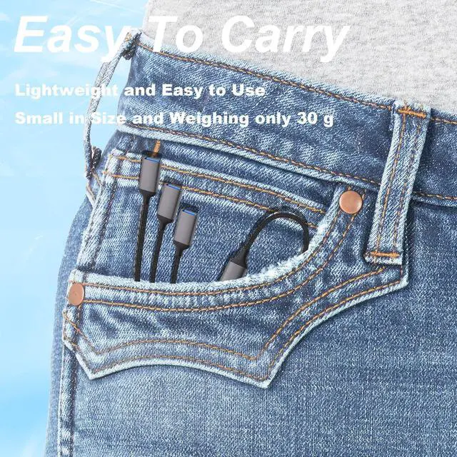 Alt view image 7 of 7 - Vszerda USB Type C to USB OTG Splitter Cable Converter Multi USB Port Expander Hub Adapter,1 Type-C to 3 USB 2.0 for Phone Laptop