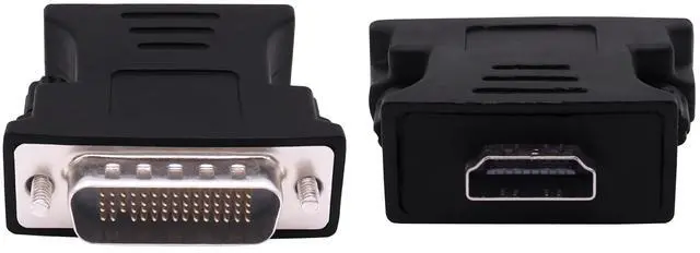 Alt view image 3 of 7 - Vszerda LFH DMS-59 Pin to HDMI 1.4 Adapter 59 Pin DVI Male to HDMI Female Convertor Connector for PC Desktop Graphics Card Computer Accessory