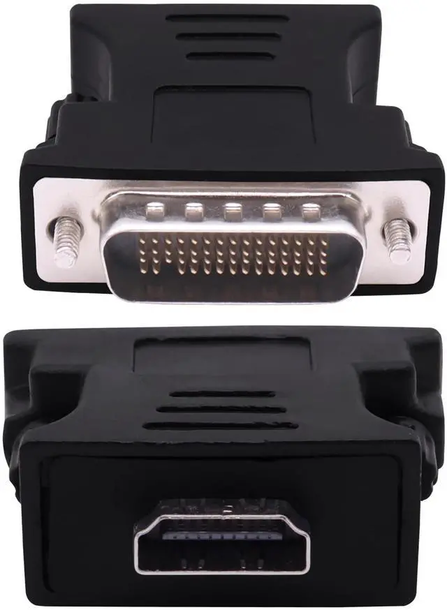 Alt view image 2 of 7 - Vszerda LFH DMS-59 Pin to HDMI 1.4 Adapter 59 Pin DVI Male to HDMI Female Convertor Connector for PC Desktop Graphics Card Computer Accessory