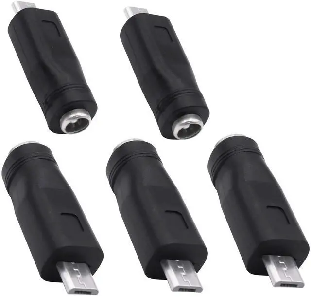 Main image of Vszerda DC 5.5mm x 2.1mm to Micro USB Adapter DC 5521 Female to Micro USB Male Plug Converter Power Charger Connector for Laptop Tablet Smartphone -5pcs