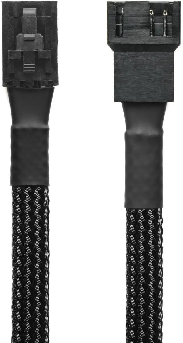 Main image of Vszerda 4-Pin PWM PC Fan Adapter Cable for Dell Motherboards - 6-inch (15cm), Black Sleeved - Connect Standard PWM Computer Fans to Dell Latching 4-Pin Fan Headers