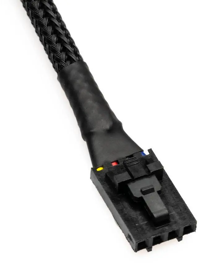 Alt view image 4 of 6 - Vszerda 4-Pin PWM PC Fan Adapter Cable for Dell Motherboards - 6-inch (15cm), Black Sleeved - Connect Standard PWM Computer Fans to Dell Latching 4-Pin Fan Headers