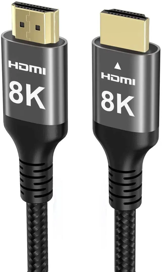 Main image of Vszerda 8K HDMI Cable 48Gbps 33 FT, Nylon Braided High Speed HDMI® Cable 4k 120Hz 2k 165Hz 8k 60Hz 12bit eARC ARC Dolby Atmos HDR10+ HDCP2.3 Compatible for Gaming PC TV Soundbar Monitor Mac PS5 Xbox