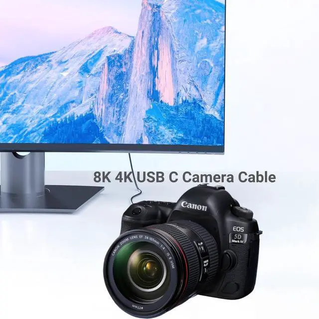 Alt view image 6 of 7 - Vszerda USB C to USB C Cable 40Gbps 6.6 FT, 240W 100W 60W USB4 Cable 24Pin for Thunderbolt4 Emarker USB Type C PD3.1 Video Audio Data Charger for iPhone16 16e 15 Galaxy S25 Display PC Mac Laptop